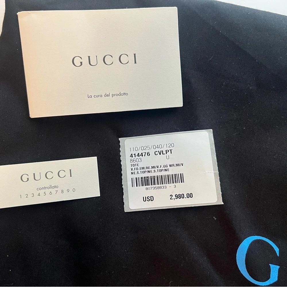 Gucci Black and Yellow Briefcase - Picture 5 of 15